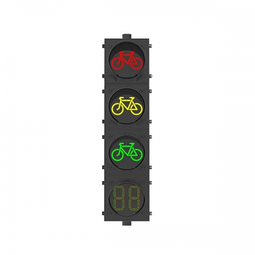 300四聯(lián)塑殼非機動車燈(帶倒計時）